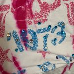 Affliction Vintage Y2K  Black Label Pink Tie Dye Rhinestones Stretchy Tank Top S Photo 4