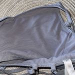 For Love & Lemons For Love & Lemons Ribbed Bralette Crop Top Small Gray Strappy Stretch Ava Photo 6