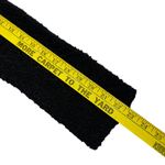 Escapade Black‎ Boucle Knit Rabbit Fur Trim Cowl Neck Sweater Medium Black Photo 10