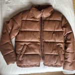 Sebby Collection Brown Puffer Jacket Photo 0