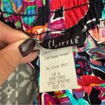 Carole Little 2 Piece Set Long Sleeve Top w/ Shorts Multicolor Size 14 Vintage Black Photo 10