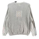 Vintage Koret Cardigan Sweater M Beige Embroidered Grandma Cottage Phoebe Buffay Brown Size M Photo 3