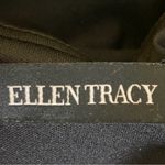 Ellen Tracy  black stretch jersey dress w/waist-belt & gold buckle. Size 20W. EUC Photo 10