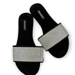 Victoria's Secret Victoria Secret Velvet Silver Studs Details Sandals Photo 1