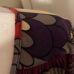 Rochelle Rodriguez Clothing vintage long sleeve wide cuff multicolor wrap dress. Photo 4