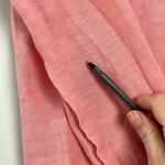 J.Crew | Pink/Light Red Linen Blend Buttondown Shirt sz 4 Photo 6