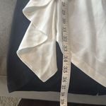 Womens Black & White Asymmetrical Ruffled Front Midi Dress 3/4 Sleeve Size M NEW Size M Photo 6