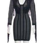Herve Leger  Doutzen Plaited Chevron Fringe dress Photo 5