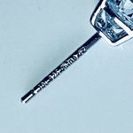 Diamonique sterling silver stud earrings Photo 4