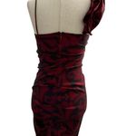 Jump  Apparel Red Black Evening Bodycon Mini Ruched Juniors Size 5/6 Dress #2.. Photo 4