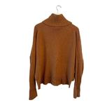 Anthropologie  Viscose Wool Mustard Rust Knit Chunkie Oversized SZ S #1726 Photo 1