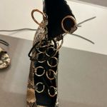 Liliana Boots Snakeskin Lace-Up Ankle Boots 5 inch heel-size 9 by -like NEW Photo 8