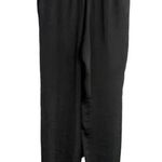 ZARA Trf Tapered Elastic Drawstring Waist Harem Pant Pockets Sheer M Black #3776 Photo 12