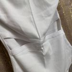 Abercrombie & Fitch  white ribbed soft cutout halter neck bodysuit, XL NWT Photo 2