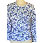 Karen Scott  Ladies BUTTERFLY Cardigan Thin Summer Sweater ~ Top Shirt ~ Size S Photo 1