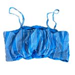 Wild Fable Women's Blue Striped Woven Bubble Hem Tank Top - Size Medium - NWT Photo 5