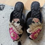 Birdies Women's Phoebie Slip On Mule Shoe In Black Floral Size 6 Photo 1
