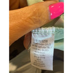 Entro Women's Light Green Mini Dress with White Lace Trim - Size S Photo 3