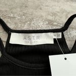 ASTR  Halter Neck Cutout Bodysuit Long Sleeve, Black Size S NEW Photo 3