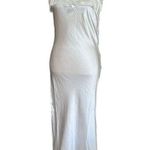 Olia Strapless Dress Open Back Bridal Prom Open Back Cocktail Sexy Evening NWT White Size M Photo 6