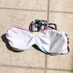 Apt. 9 🆕  striped underwire padded halter striped bikini top small colorful Photo 4