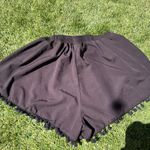 SheIn Black Pom-Pom Trim Shorts Photo 1