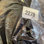 Quacker Factory  Medium Rhinestone Rose Embroidered Black Velvet Shacket Top‎ VTG Photo 10