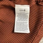 Smartwool  Hoodie Womens XS Waffle Knit Pecan Brown LS Merino Wool Blend Shirt Photo 4