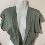 Michael Stars  Olive Short Sleeve Tie Wrap Sweater one size EUC Photo 1