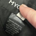 Mycra Pac Jacket Coat Womens 0 P 6/8 Black Velvet Vine Pockets Hooded Reversible Photo 3