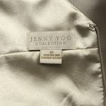 Jenny Yoo  Brenna V-Neck Waistline Satin Dress Photo 8