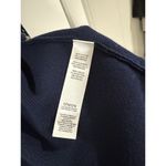 Chico's Chico’s Demitria Cardigan Navy Gold Beaded Embroidered Zip Jacket Sz 1 Photo 9