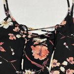 Mimi Chica  Floral Lace-Up‎ Swing Dress Photo 2