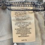 St John's Bay Size 18 Womens Distressed Hem Y2K Spandex Straight Boot Cut Denim Blue Photo 8