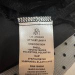 DRA Los Angeles Black Sheer Swiss Dot Blouse Size XS Photo 4