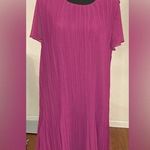 Coldwater Creek - Purple pink,‎ summer flowy midi dress Size L Photo 0