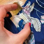 Yumi Kim blue floral print romper size small Photo 3