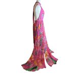 ROCOCO SAND Megan Maxi Dress in Pink Floral Small New Womens Long Gown Photo 5