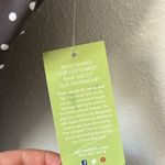 Garnet Hill NWT  Asymmetric One Shoulder Ruffle Polka Dot Grey Swimsuit 8 Photo 12