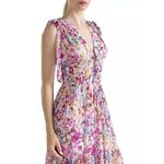 Shoshanna  Zahra Floral Gown in Blush Pink 2 Womens Long Maxi dress Photo 3