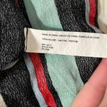 Eloquii Multicolor Striped Halter Tie Neck Cold Shoulder Top Photo 11