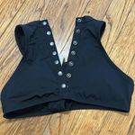 Red Carter NWT  bikini top swim black studded Photo 4