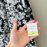 Just Taylor High Neck Floral Dress Black/White Sz 4 Black Photo 3