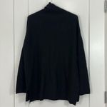 Joie  XS Black Cashmere Mock Cowl Neck Longsleeve Lightweight Sweater Photo 6