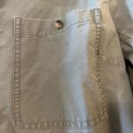 J.Crew  Olive Green Cargo 1/2 Zip Front Tunic Shirt Womens Size Medium Photo 3