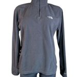 The North Face  Black Quarter-Zip Fleece Pullover Women Long Sleeve size L Black Photo 0