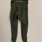 Old Navy  Active Womens Size XS  Elevate Legging Olive Green Go Dry Sheer Detail Photo 4