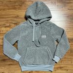 Simply Southern Simply‎ Southern 1/4 Zip Hoodie Grey Teddy Bear Sherpa Womens Small Warm Soft Photo 0