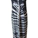 RAQUEL ALLEGRA Tie Dye Maxi Tank Dress Charcoal/Beige Size 3/LARGE Gray Photo 1