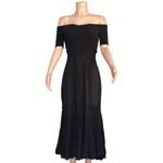 Poupette St. Barth  Soledad Maxi Dress, Black, XS Photo 7
